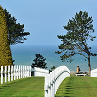 The Normandy American Cemetery and Memorial is a World War II cemetery and memorial at Colleville-sur-Mer, Normandy, France